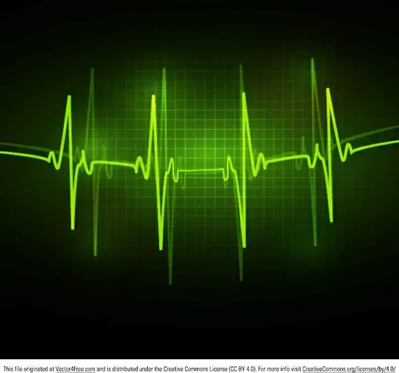 ecg abstract vector background