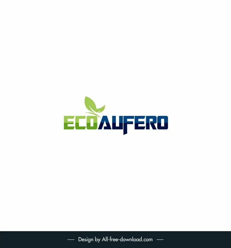 eco aufero logo central solutions multi enzymatic detergent and cleanser template elegant texts leaf sketch