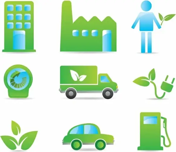 Eco Friendly Icons