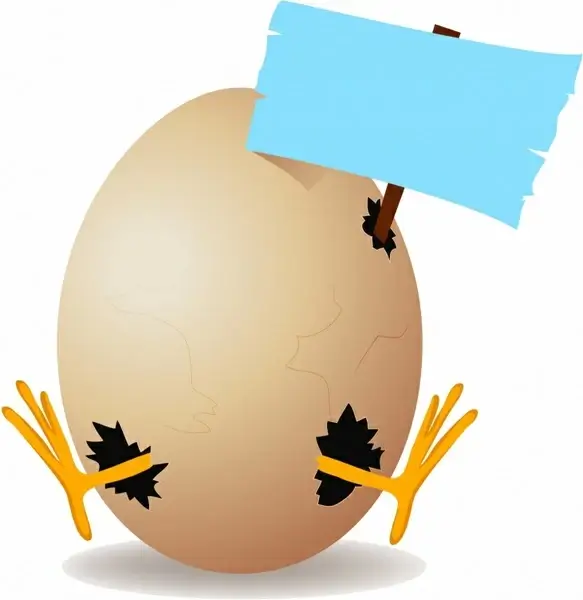 egg with copy space