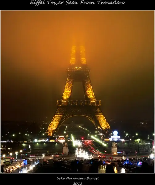 eiffel tower seen from trocadero explored