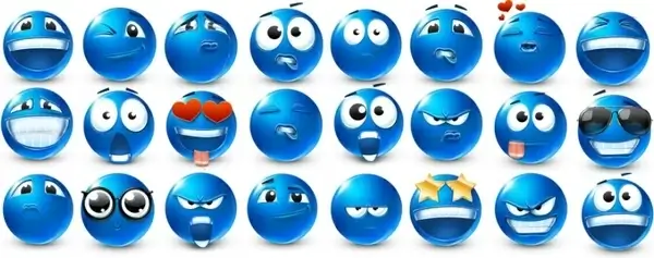 Emoticons 40 smilies Icons icons pack 