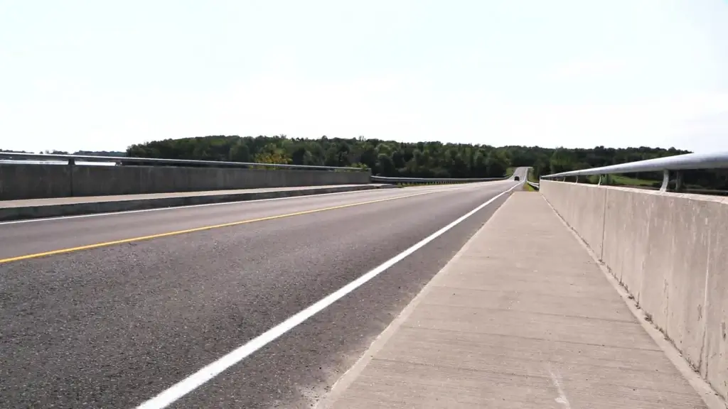 empty traffic on asphalt road