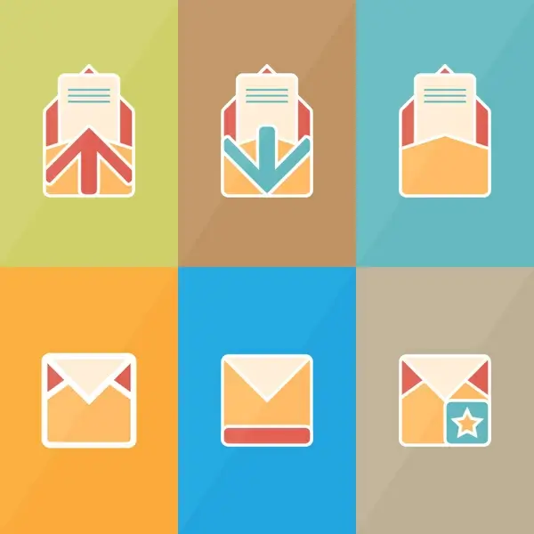 envelope icons collection
