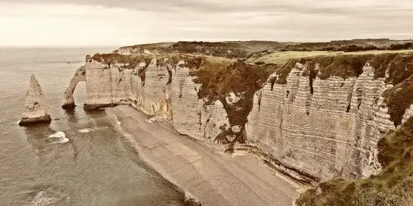 etretat sea france