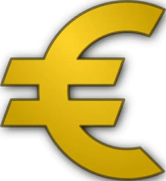Euro Sign clip art 
