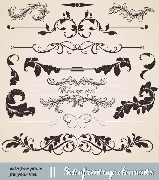 european classic lace pattern 05 vector