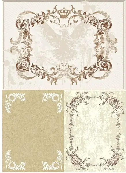 european classic lace vector