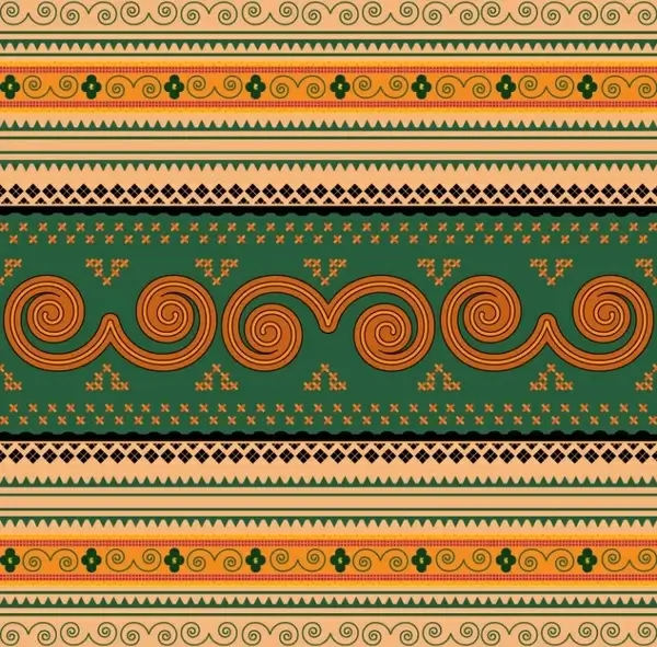 traditional fabric pattern classic symmetric seamless decor