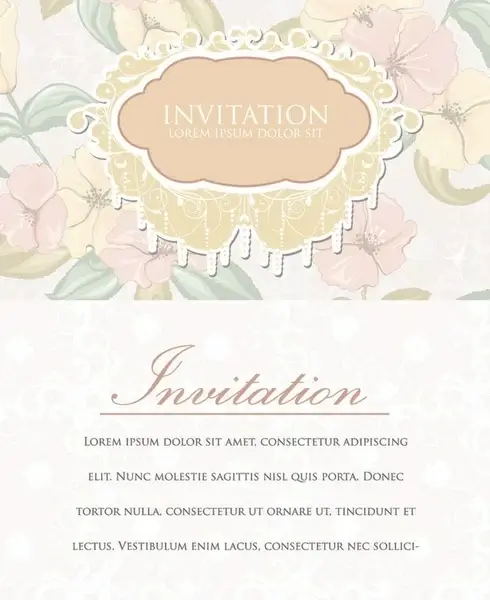 european classical flowers vector 2 cover