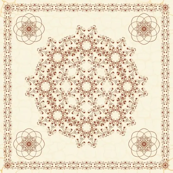 european pattern exquisite papercut vector