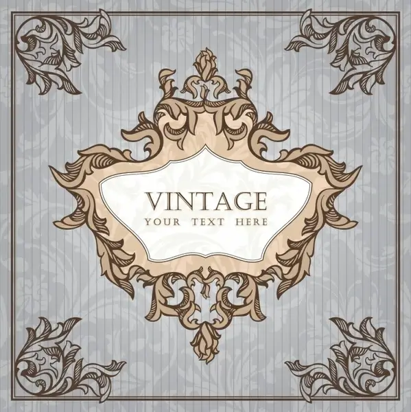 europeanstyle lace pattern vector lines