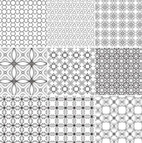 europeanstyle tiled background pattern vector