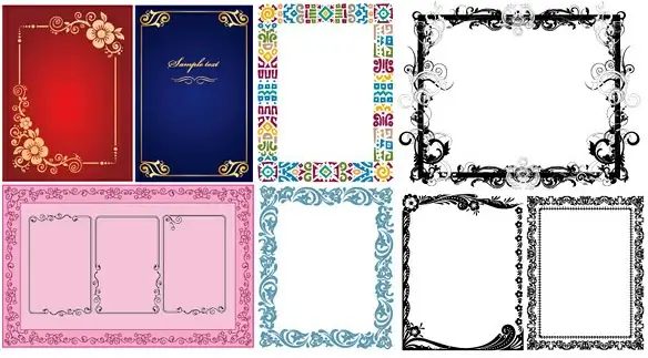exquisite common border vector