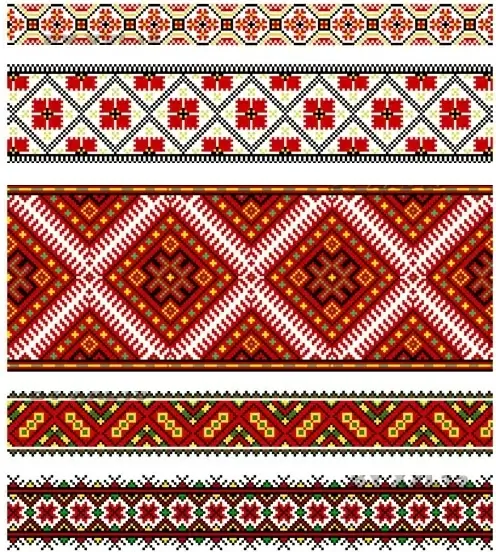 traditional pattern templates flat repeating symmetric decor