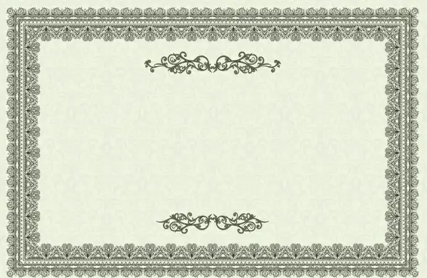 document frame template elegant european design classical symmetry