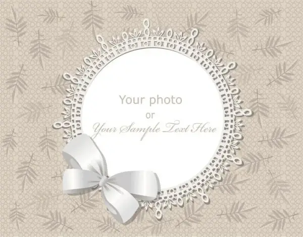 exquisite gift tag 01 vector