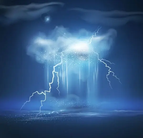 Exquisite thunderstorms background