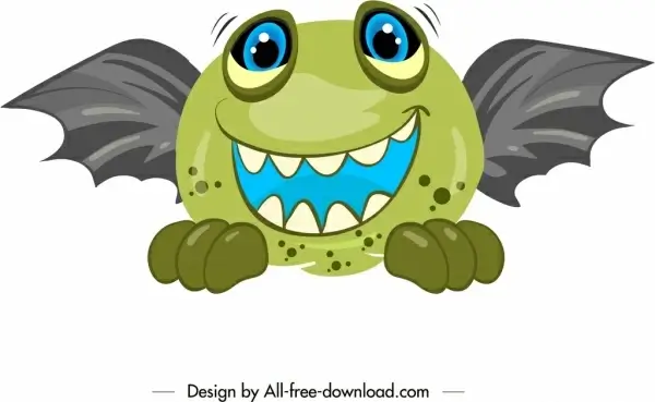 fairy monster animal icon cartoon character sketch