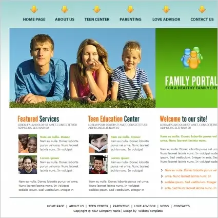 Family Portal Template