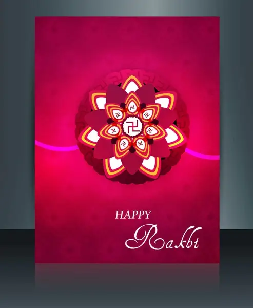 fantastic colorful celebration raksha bandhan festival design illustration vector