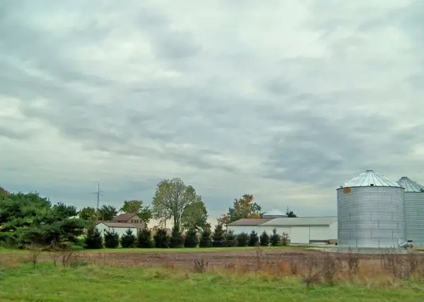 farm and silos