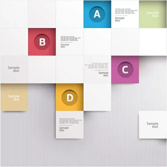 Fashion labels alphabet vector2