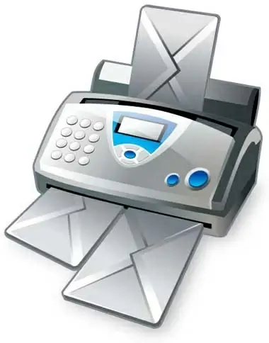 fax machine icon vector