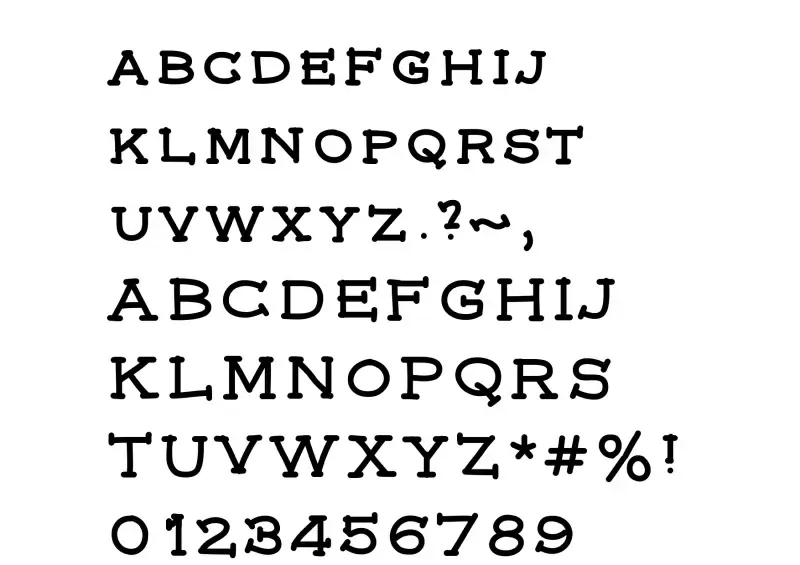 Federation Starfleet Hull 23rd Font in truetype .ttf opentype .otf ...