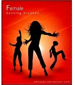 Female dancing