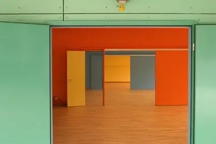 filled with walls and doors of the trend of color quality picture