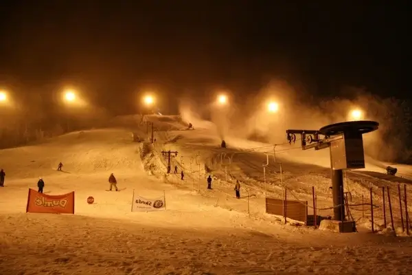finland ski slope winter