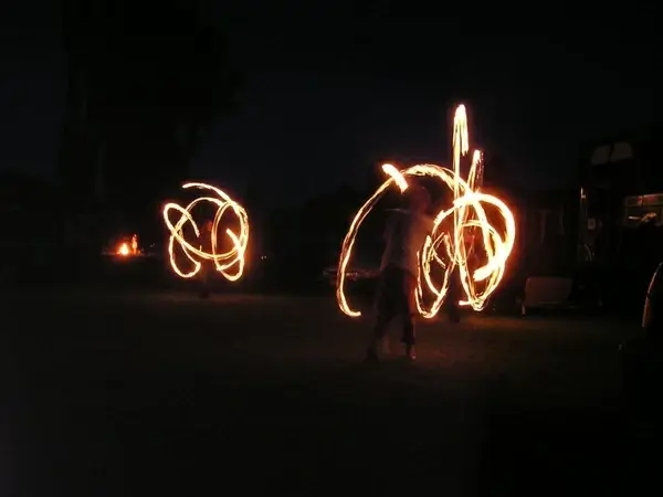 fire dancing fire acrobats