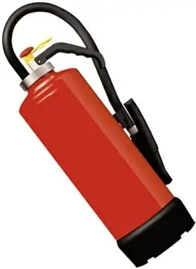 Fire extinguisher vector