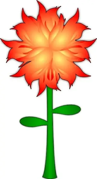 Fire Flower  clip art