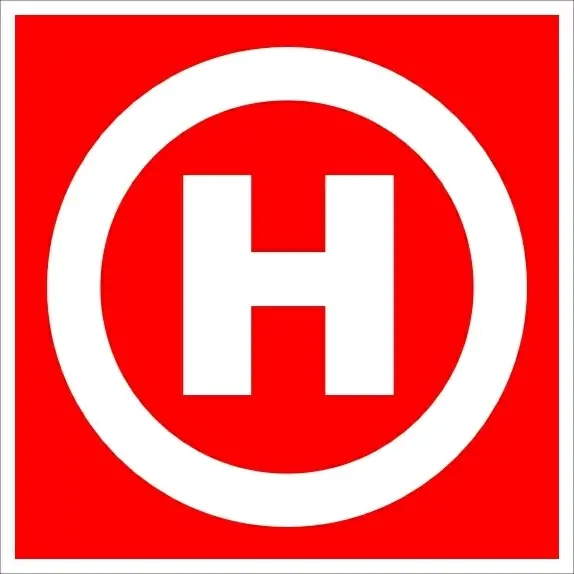 Fire Hydrant Sign Symbol clip art