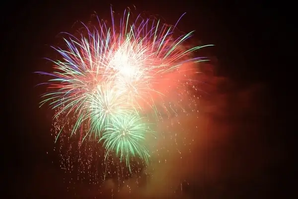 fireworks blast