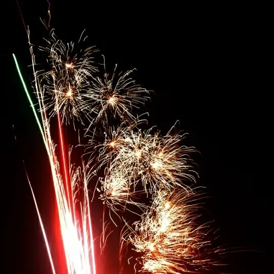 fireworks in the sky