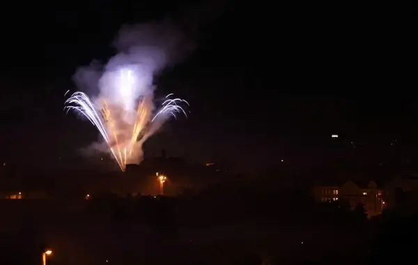 fireworks in town