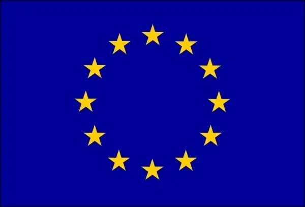 Flag Of European Union clip art