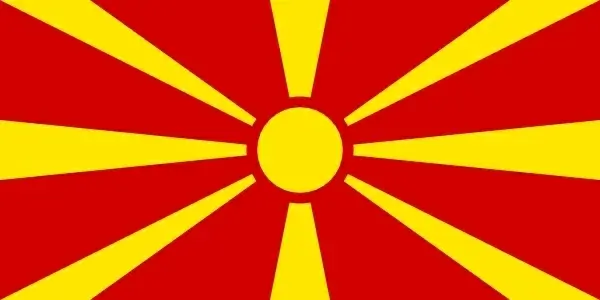 Flag Of Macedonia clip art