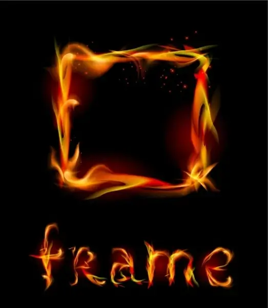 flame effect 02 vector