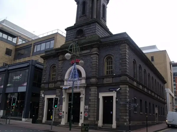 flares in the former second church of christ scientist on broad street
