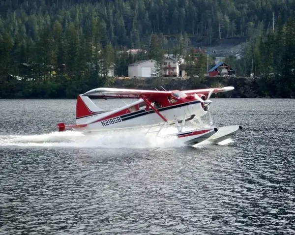 float plane seaplane flying