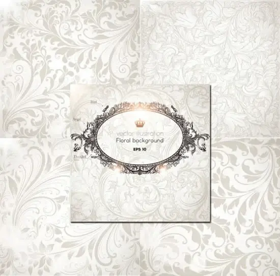 card cover template luxury elegant european royal decor