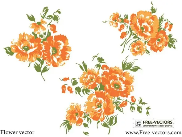 flower free vector graphics 