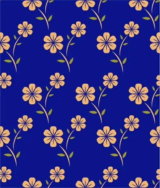 flower pattern design with repeating style