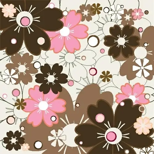 flower patterns 02 vector