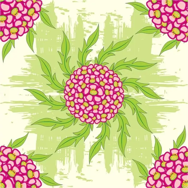 flower seamless background vector
