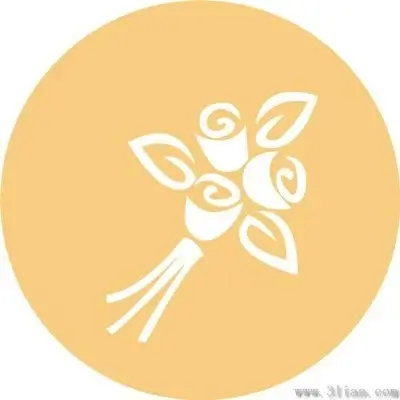 flowers icons vector